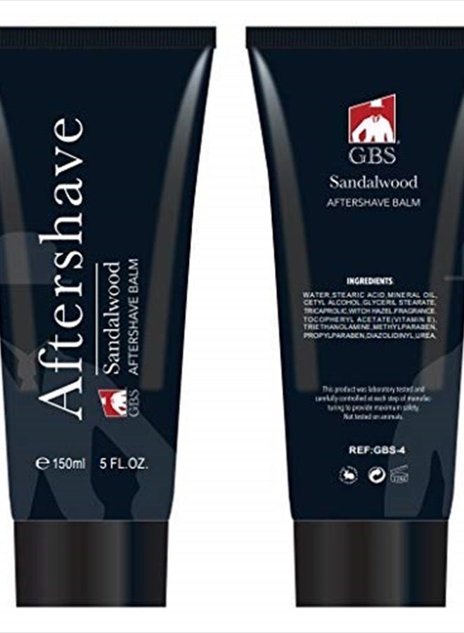GBS After Shave Balm Set of 2 Lavender/Citrus and Sandalwood 5-Ounces Post Shave Balm - Image 2