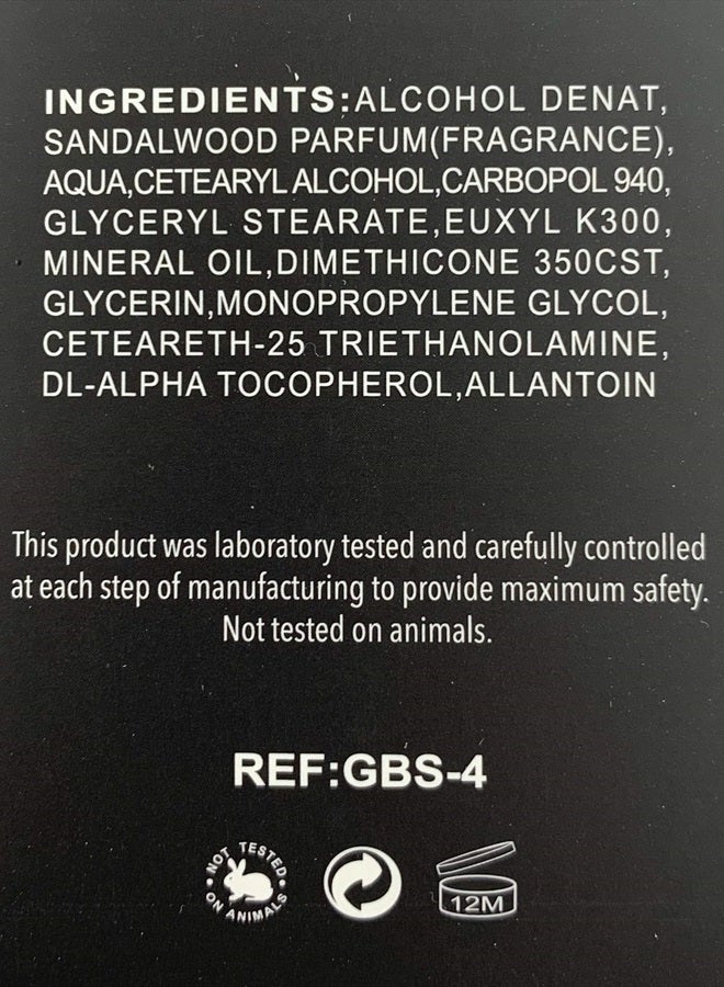 GBS After Shave Balm Set of 2 Lavender/Citrus and Sandalwood 5-Ounces Post Shave Balm - Image 5