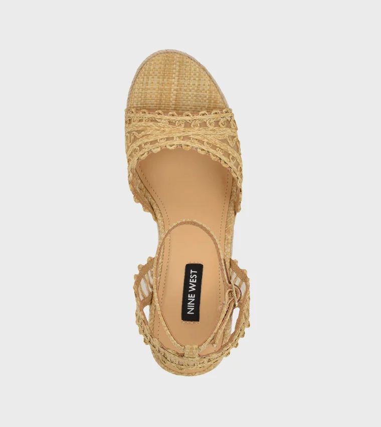 Nine West  WNHANX2 NUDE Women Wedges for Women | Best Price UAE