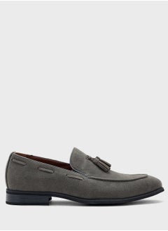 Robert Wood Tassel Detail Suede Loafers  - Image 1