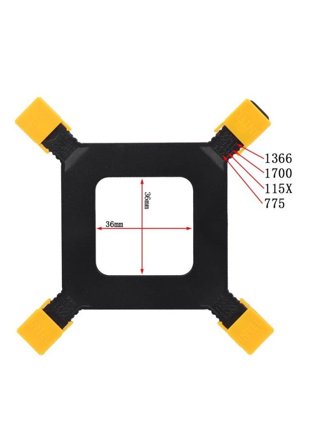 1700 1151 AMD4 1366 2011 X58 X79 CPU Fan Radiator Buckle Base Bracket-Color:Four-use Backboard - Image 1