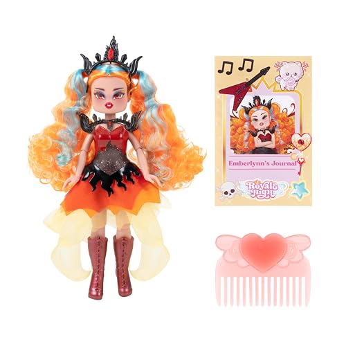 Royale High 9 Fashion Doll  Emberlynn the Fire Fairy Series 2  Fairy Journal Comb and Virtual Item Code Included  Ages 5 - Image 5