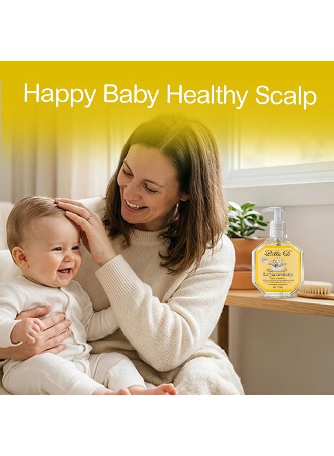 Bella B Bee Gone Cradle Cap Baby Shampoo (2-Pack), Treatment for Cradle Cap and Dry Scalp - Image 5