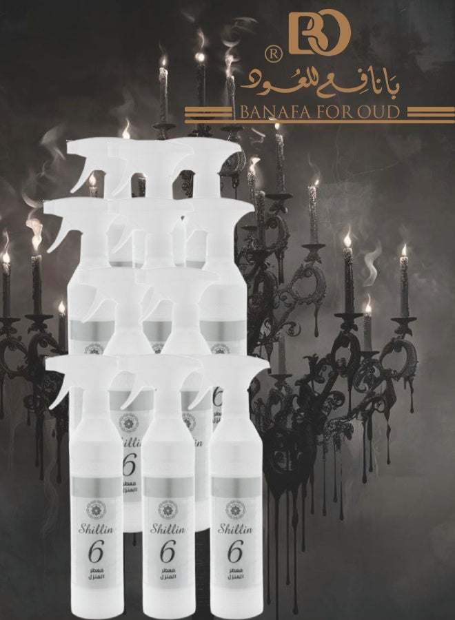 Banafa 11 Pieces Shillin 6 Air Freshener 500ML - Image 1