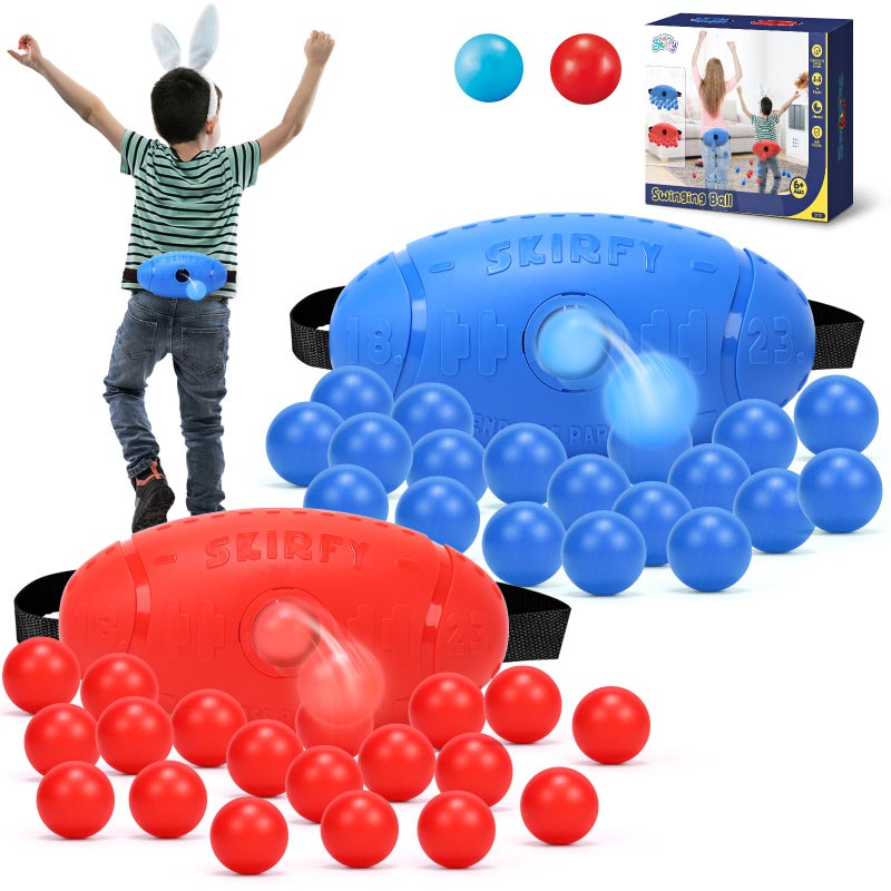 Skirfy Valentines Party Shaking Swing Balls Game Set for Kids AdultsBackyard Family Toy with 40 Balls Birthday Games Outdoors Indoors Bachelorette Party Games for Boys and Girls Age 5 6 7 8 9 - Image 2