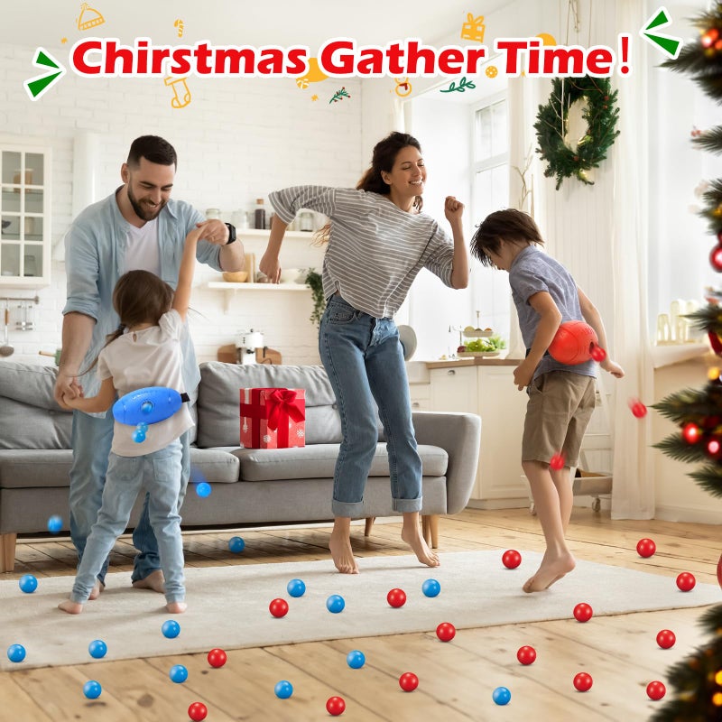 Skirfy Valentines Party Shaking Swing Balls Game Set for Kids AdultsBackyard Family Toy with 40 Balls Birthday Games Outdoors Indoors Bachelorette Party Games for Boys and Girls Age 5 6 7 8 9 - Image 3