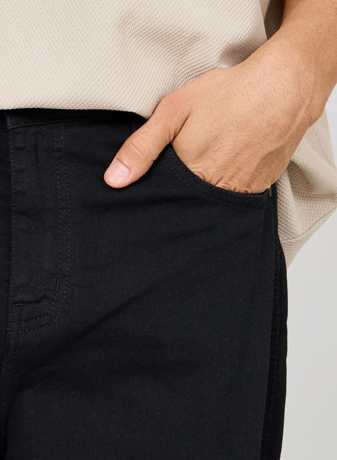 Styli Balloon Fit Jeans with Pockets - Image 3