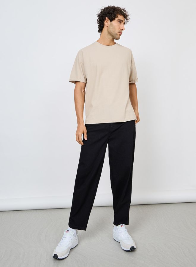 Styli Balloon Fit Jeans with Pockets - Image 2