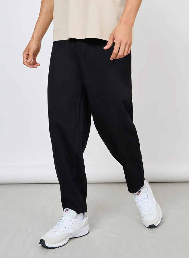 Styli Balloon Fit Jeans with Pockets