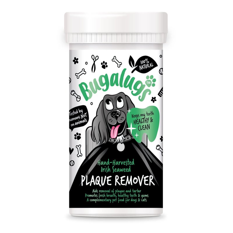 BUGALUGS Plaque Off Remover for Dog Teeth & Bad Breath 100% Natural | Plaque Off No Toothbrush or Dog Toothpaste | Remove Dog Bad Breath & Plaque Remover for Dogs & Cats (Dog 70g) - Image 1