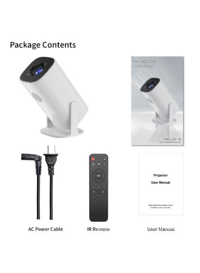 Neutral بروجيكتور منزلي صغير محمول جديد P30 4K Wifi6 HD أندرويد 12 5G بلوتوث - Image 5