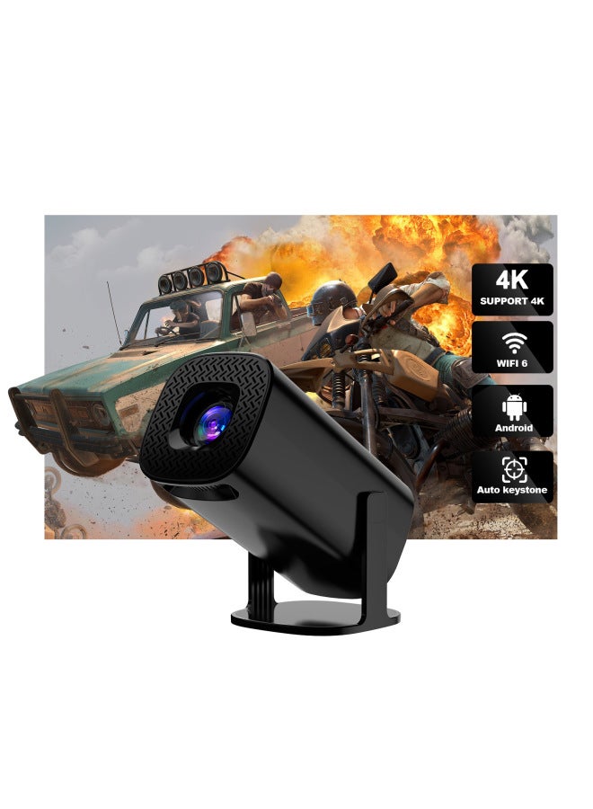 Neutral بروجيكتور منزلي صغير محمول جديد P30 4K Wifi6 HD أندرويد 12 5G بلوتوث - Image 2