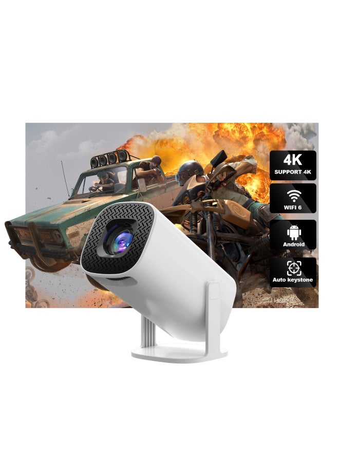 Neutral بروجيكتور منزلي صغير محمول جديد P30 4K Wifi6 HD أندرويد 12 5G بلوتوث - Image 3