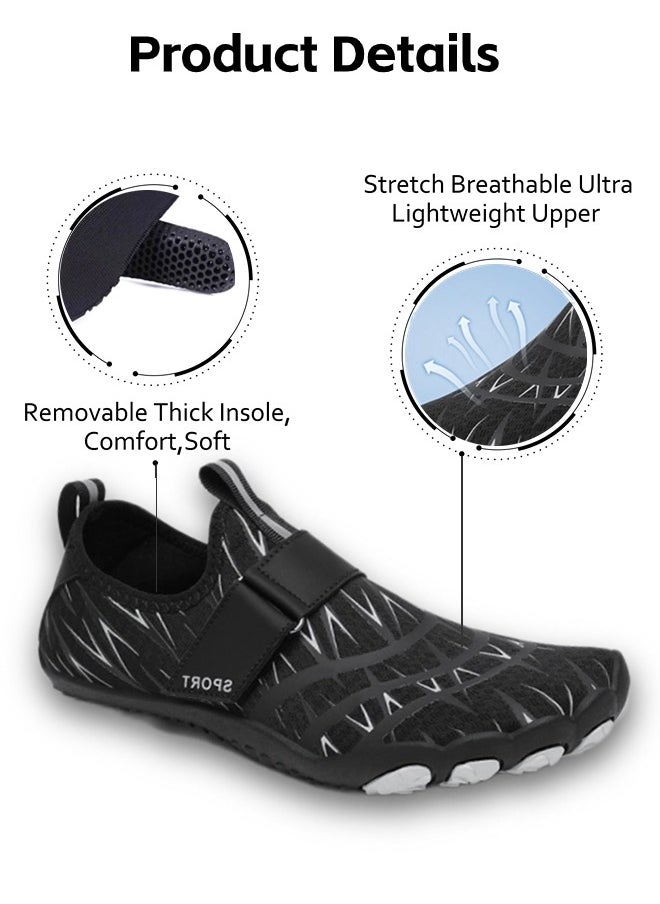 ShebSheb Water Shoes Mens Womens Quick-Dry Barefoot Swim Beach Pool Shoes Aqua Socks for Hiking Walking Diving Surf Outdoor Water Sports  - Image 3
