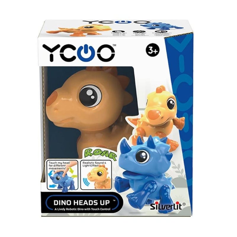SilverLit YCOO Dino Heads Up Style B Robotic Dinosaur Toy (Assorted) - Image 1
