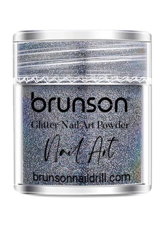brunson Nail Art Glitter Powder -  Iridescent Fine Glitter Powder for gel nail polish -  gel and acrylic nail art powder (Diamond Dust) BGP32  - Image 1