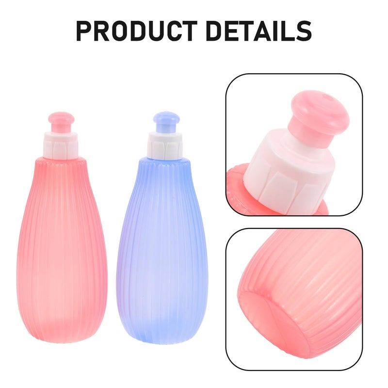 Portable Travel Bidet Bottle 350ml Personal Hygiene Sprayer Pink and Blue Set - Image 4