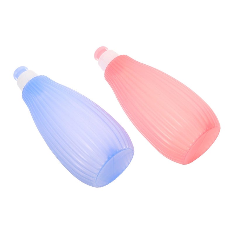 Portable Travel Bidet Bottle 350ml Personal Hygiene Sprayer Pink and Blue Set - Image 2