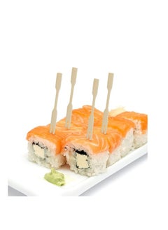 Generic 100 Small Wooden Forks for Serving Fruit and Desserts in a Distinctive Way for Children and Adults  - Image 3
