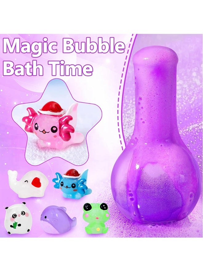 Beauenty Bath Bombs Potion with Surprise Toys Inside,6 Pack Fizzy Bubble Bath Explosions,Large Bubble Volume Colorful Bath Bombs for Kids, Fun & Educational Kids Bath Experience - Image 2
