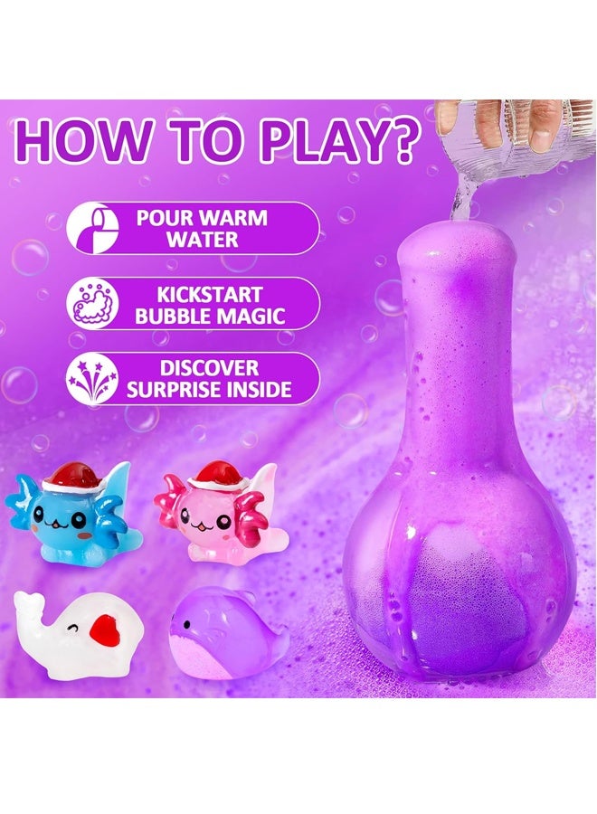 Beauenty Bath Bombs Potion with Surprise Toys Inside,6 Pack Fizzy Bubble Bath Explosions,Large Bubble Volume Colorful Bath Bombs for Kids, Fun & Educational Kids Bath Experience - Image 5