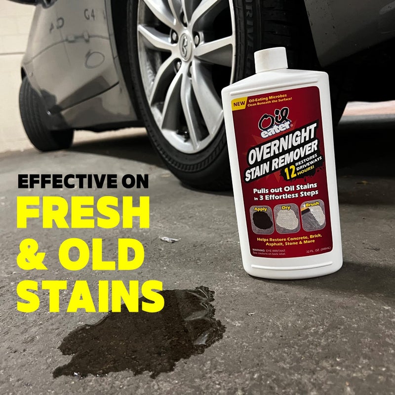Overnight Stain Remover for Cleaning Oil Stains on Concrete, Driveway, Pavers & Garage Floors,White, AOD3232301 - Image 5