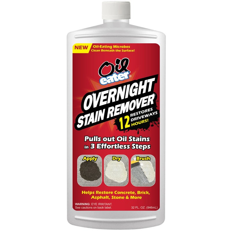 Overnight Stain Remover for Cleaning Oil Stains on Concrete, Driveway, Pavers & Garage Floors,White, AOD3232301 - Image 1