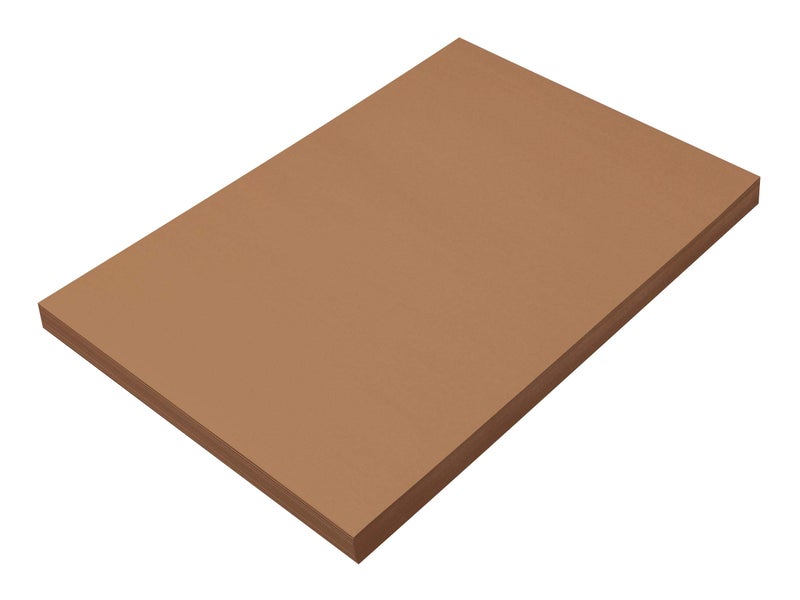 Prang Formerly SunWorks Construction Paper Brown 12 x 18 100 Sheets