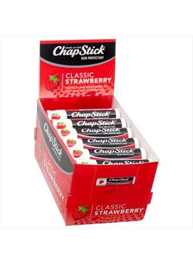 chapstick Chapstick Classic Strawberry 0.15oz - Pack of 24 - Skin protectant moisturizer  - Image 1