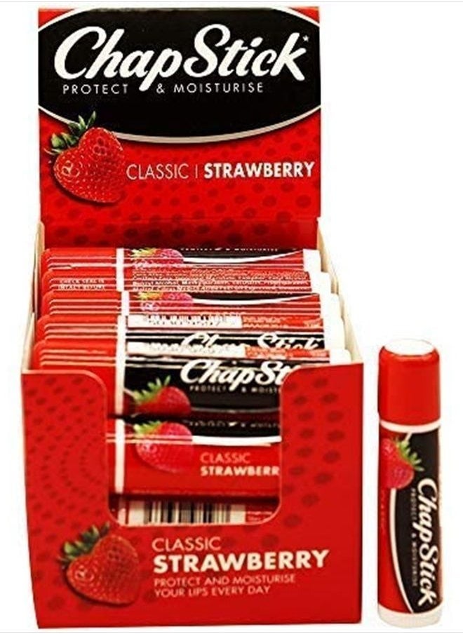 chapstick Chapstick Classic Strawberry 0.15oz - Pack of 24 - Skin protectant moisturizer  - Image 3