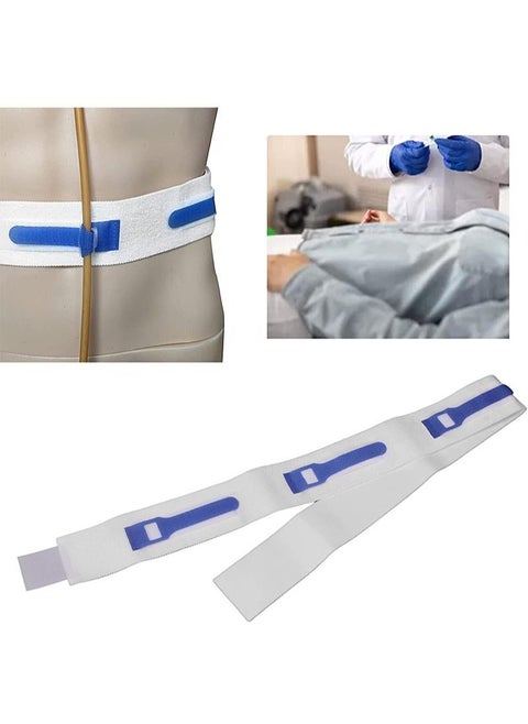 Catheter Strap, Catheter Strap Soft Stable Comfort Waist Urine Drainage Heter Strap Soft Stable Adjustable Comfort Waist Urine Drainage Bag Strap Hospital Home Use (For Waist)