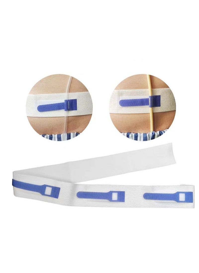 Aikanbo - Catheter Strap, Catheter Strap Soft Stable Comfort Waist Urine Drainage Heter Strap Soft Stable Adjustable Comfort Waist Urine Drainage Bag Strap Hospital Home Use (For Waist) - Image 1