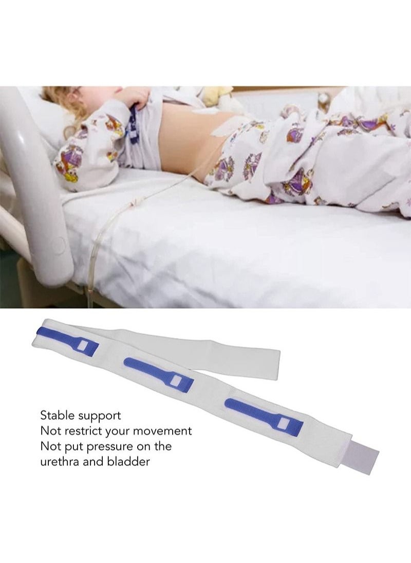 Aikanbo - Catheter Strap, Catheter Strap Soft Stable Comfort Waist Urine Drainage Heter Strap Soft Stable Adjustable Comfort Waist Urine Drainage Bag Strap Hospital Home Use (For Waist) - Image 1