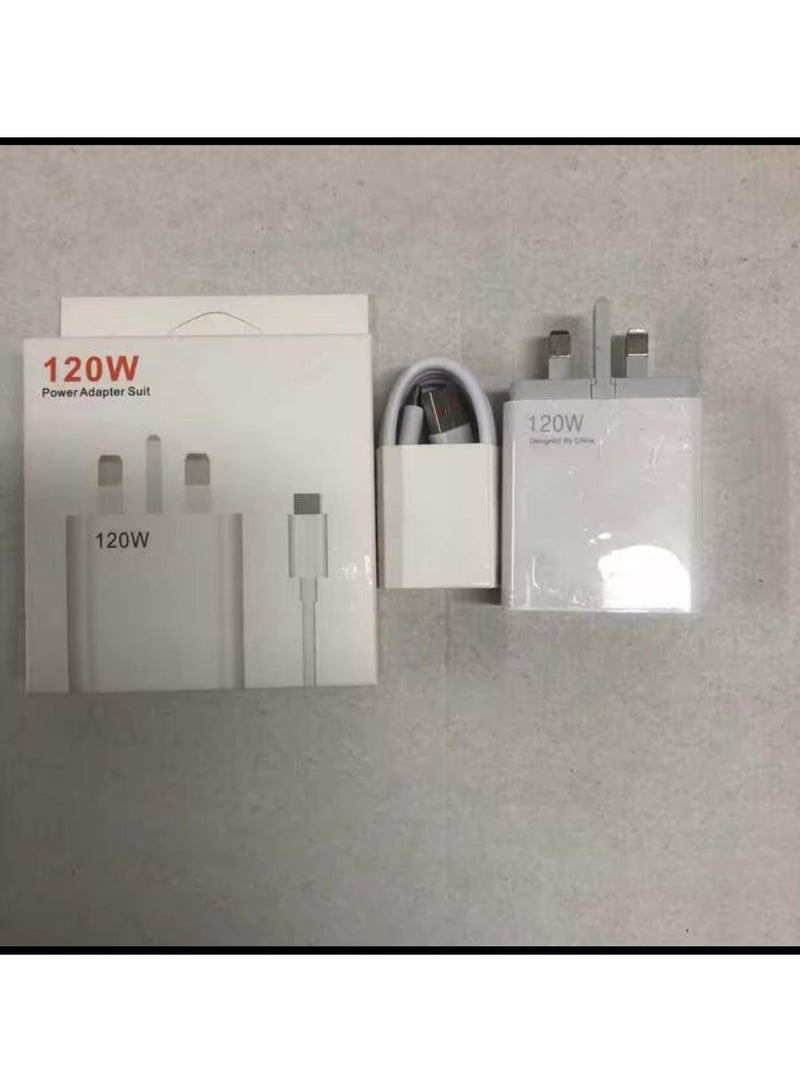 120W Fast Charger and Cable , ACAGET 6A/1M 120W HyperCharge Cable, USB C Cable, Turbo Charging for Xiaomi 14 Ultra 13T Pro 13 12T 12 11T for Redmi Note 12 Pro Mi11 for POCO - Image 1