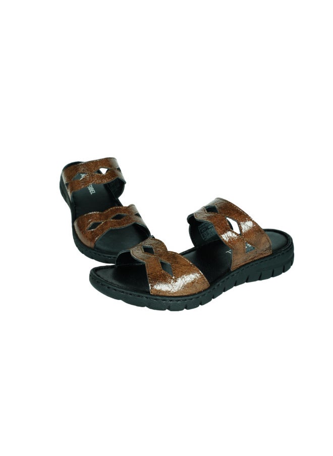 Josef Seibel 071-2230 Josef Seibel Ladies Casual Flat Sandals 93466 Brown  - Image 2