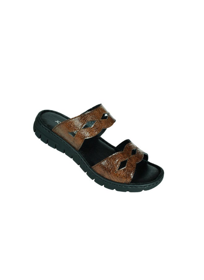 Josef Seibel 071-2230 Josef Seibel Ladies Casual Flat Sandals 93466 Brown  - Image 1