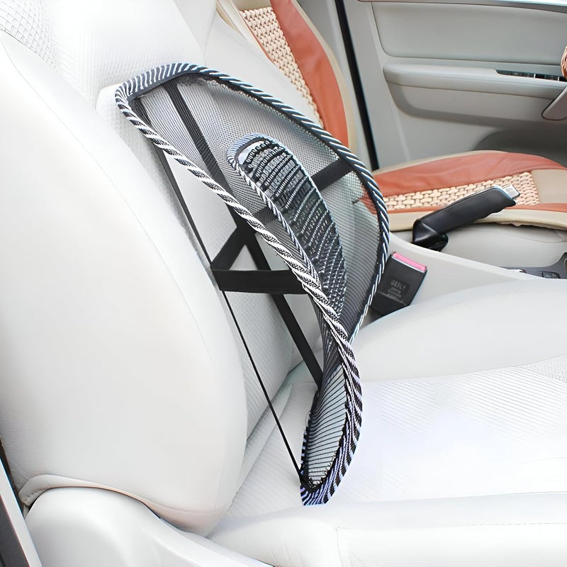 Ergonomic Backrest - Perfect Car Seat Support for Lower Back Pain Relief, Sciatica Treatment, and Improve Posture for Home or Office (2)