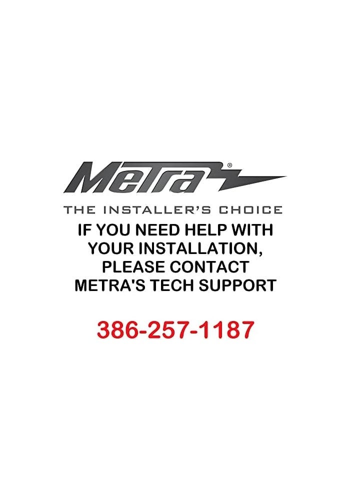 METRA موصل أسلاك الراديو Metra 70-5521 لسيارات فورد 03-فما فوق - كريمي/أحمر/أبيض/رمادي - Image 2