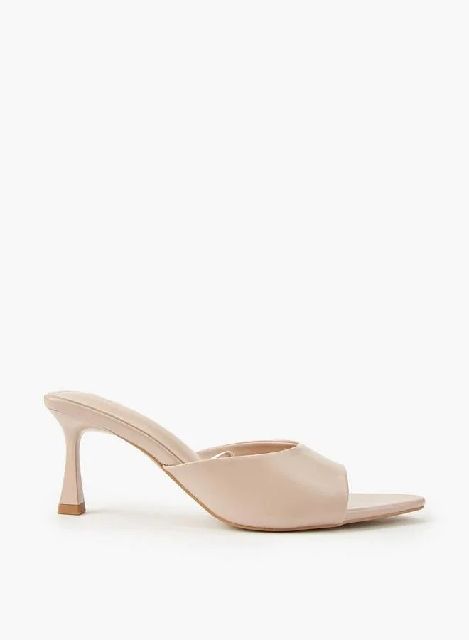 Women Flared Heel Sandals