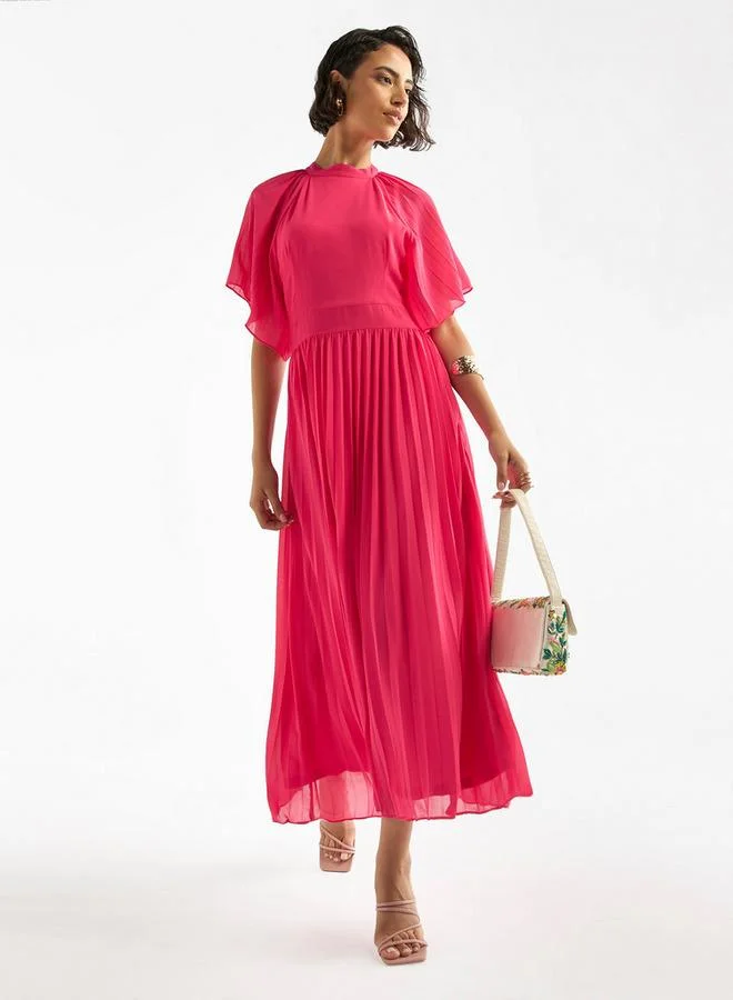 Splash FAV Pleated Chiffon Dress