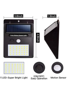 【4 Pack】 35 LED Solar Lights Outdoor – Waterproof Solar Motion Sensor Lights, Wireless Wall Lamps for Driveway, Patio, Garden, Path - pzsku/ZF2E6525B9E9DA7EB00A3Z/45/_/1724686956/e7dba785-bd5d-484b-a70e-d63b0c883fa1