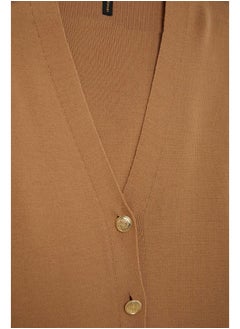 DeFacto Woman Tricot Relax Fit V Neck Long Sleeve Cardigan  - Image 5