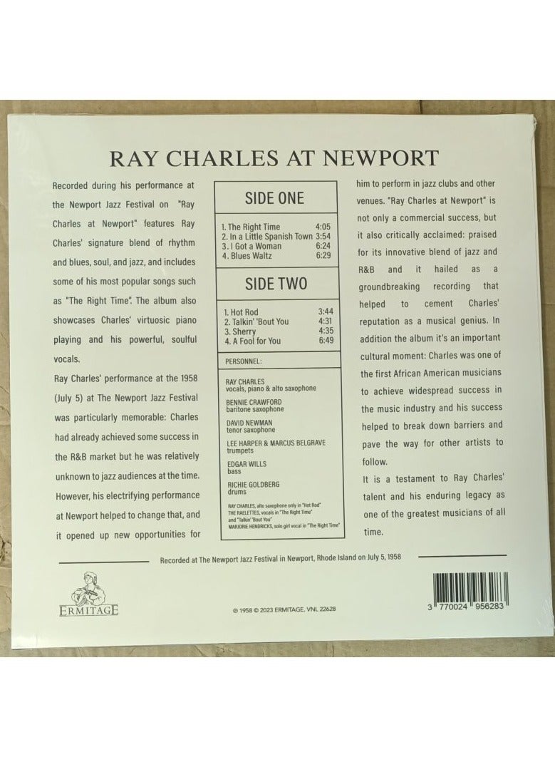 Wagram Music RAY CHARLES - Ray Charles At Newport (Clear Vinyl) - LP Music Vinyl Record - Image 2