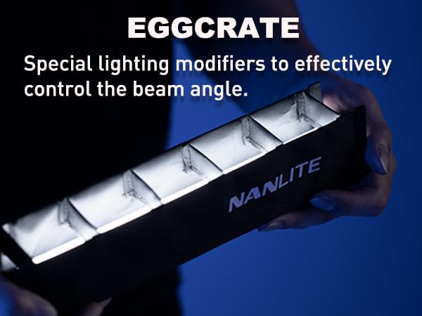 NANLITE PavoTube II 6C Soft Light Grid softens Light and optimizes Shooting Effects - Image 4