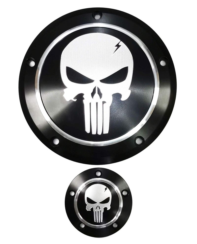 Yarmile Motorcycle Derby Cover Aluminum Derby Cover Engine Timing Timer Cover Compatible With Dyna Touring Models Road King Electra Glide Street Bob Low Rider Softail 1999-2019 - Image 3