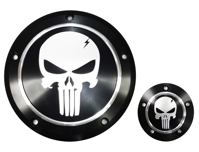 Yarmile Motorcycle Derby Cover Aluminum Derby Cover Engine Timing Timer Cover Compatible With Dyna Touring Models Road King Electra Glide Street Bob Low Rider Softail 1999-2019 - Image 1