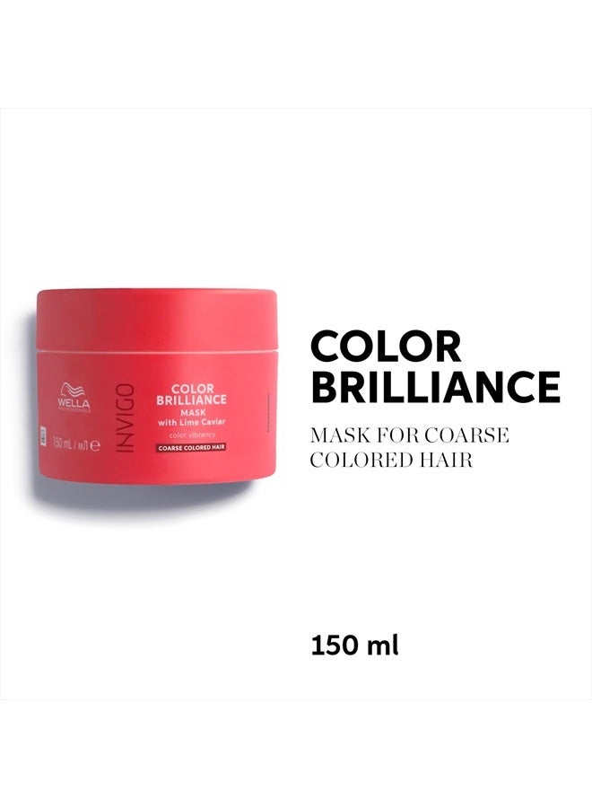 Wella Professionals قناع لون إنفيغو بريلينس للألوان الزاهية للشعر الخشن، حماية اللون، يغذي ويحمي الشعر، مع كافيار الليمون، فيتامين E ومنقي المعادن | 150 مل - Image 2