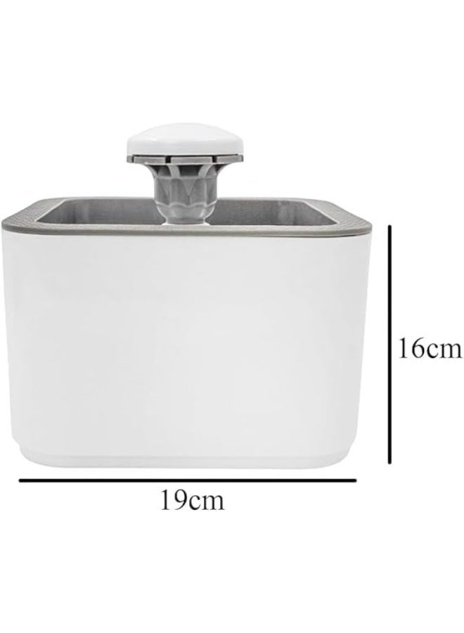 GION Cats Dog Water Fountain Animal Water Dispenser 2.5L Automatic Pet Drinking Fountain for Cats Kitty Indoor and Small Pets, Ultra Quiet Cat Drinking Fountain with Filter (1Pcs) - Image 2