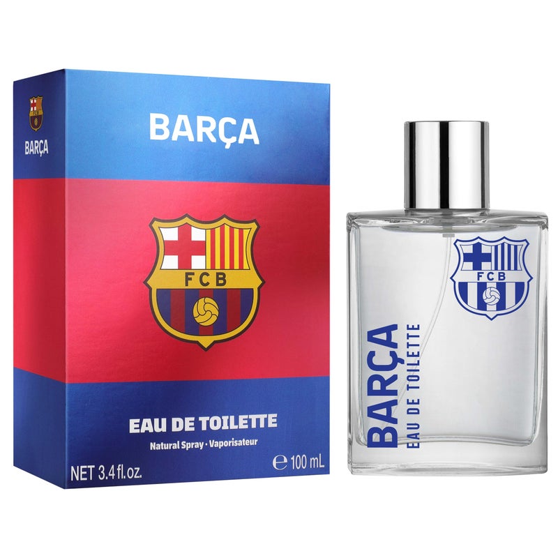 FC Barcelona, Barca, FCB, Special Edition, Fragrance, for Men, Eau de Toilette, EDT, 3.4oz, 100ml, Cologne, Spray, Made in Spain, By Air Val International, blue (8625) - Image 1