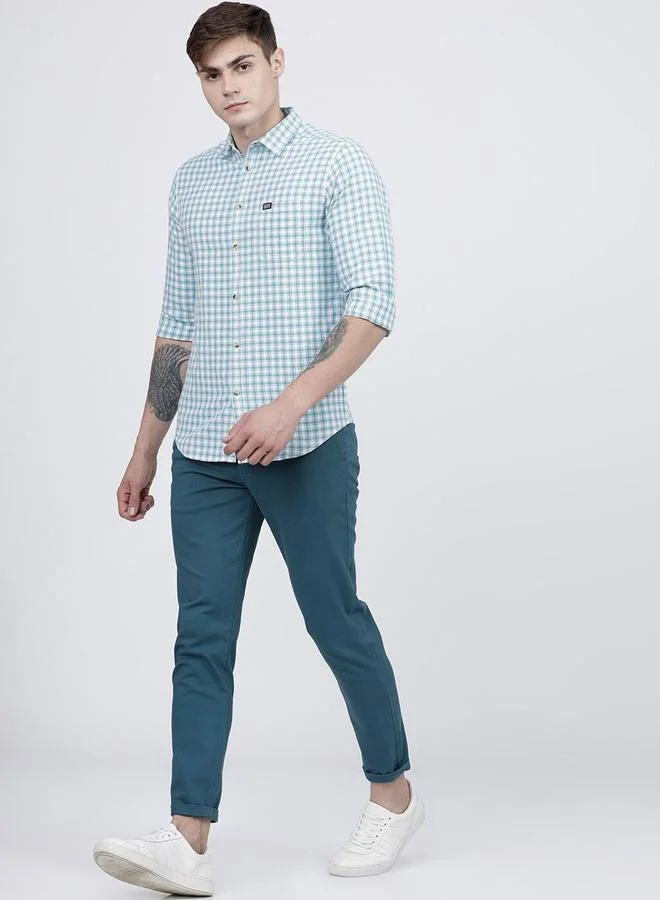 The Indian Garage Co Men Slim Fit Mid Rise Chinos